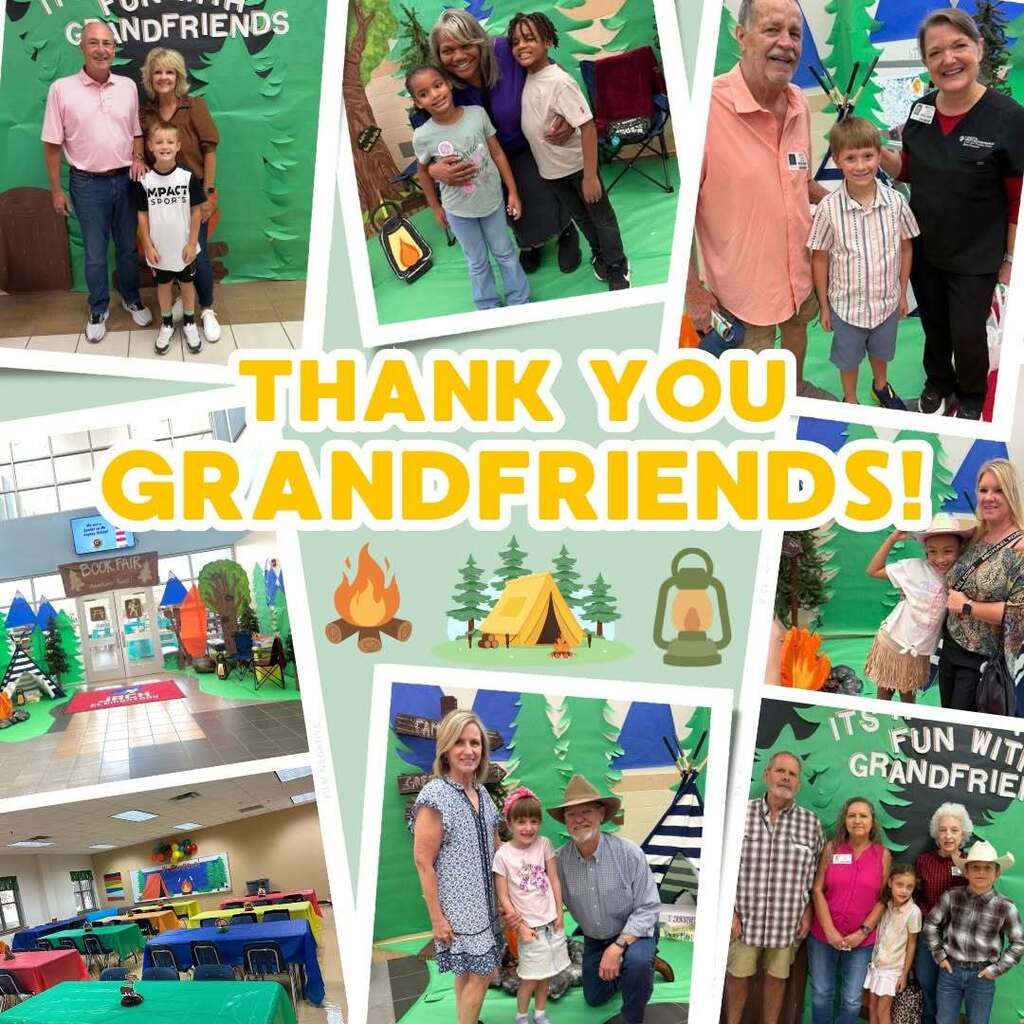 Thank you grandfriends! photos of students with their grandfriends.