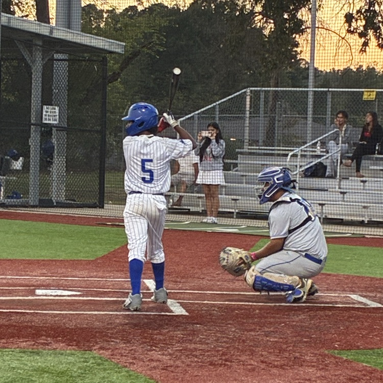 batter up at the plate to hit
