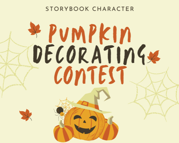 storybook character pumpkin decorating contest 