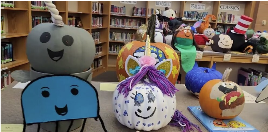 decorated pumpkins