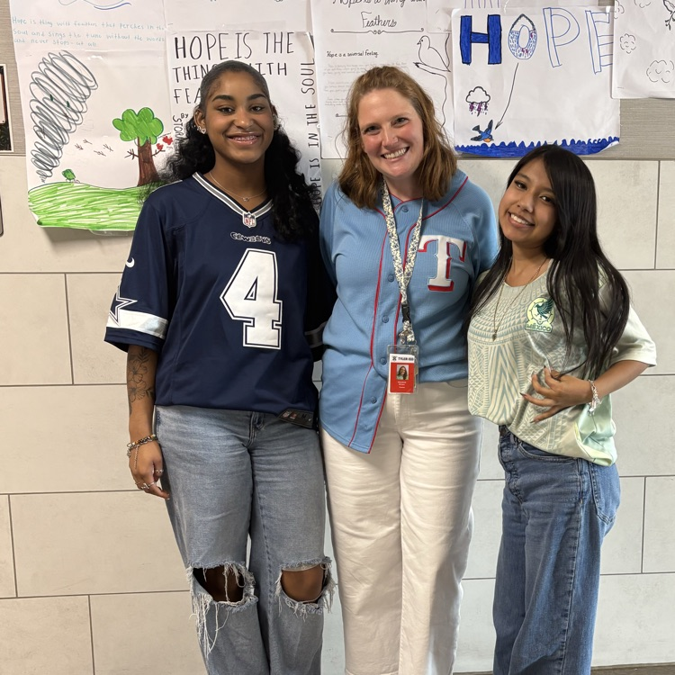 students wearing jerseys