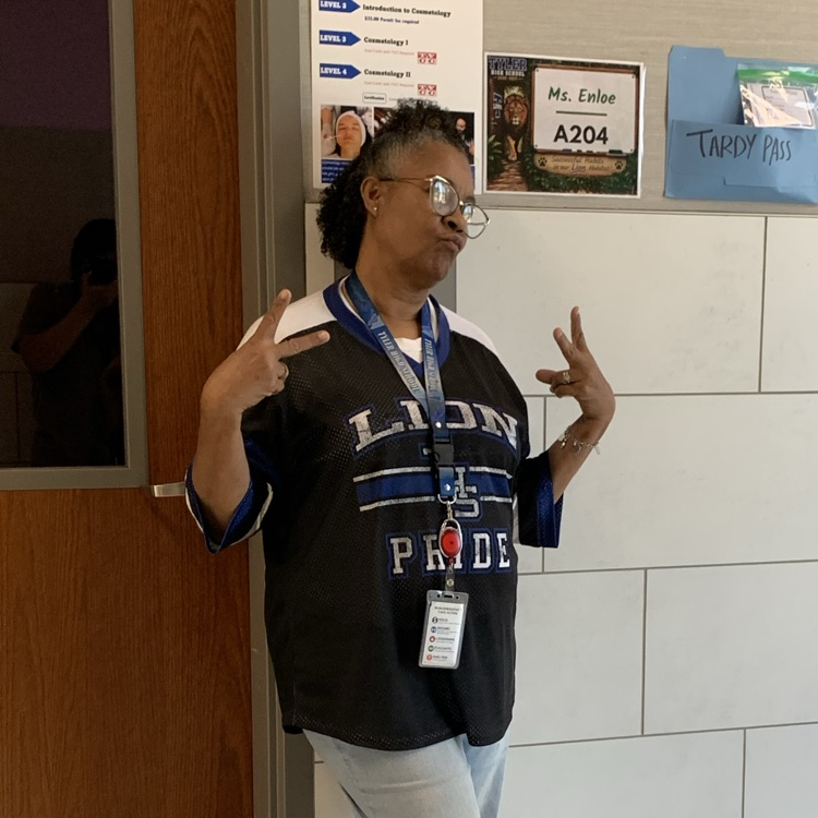 teacher wearing jersey