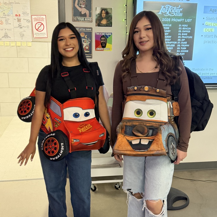 students dressed as cars