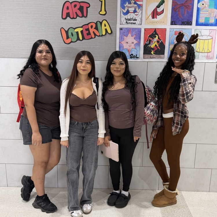 students dressed as deer