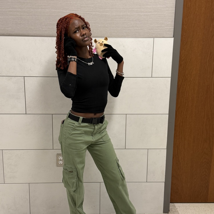 student dressed in costume