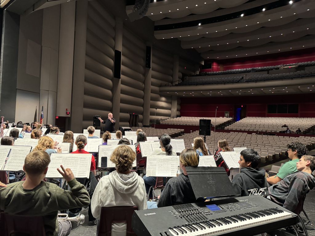 Tyler Legacy Red Raider band at All-Region Clinic and Concert