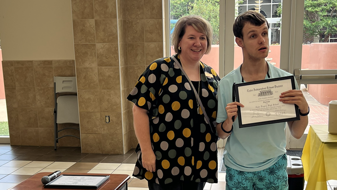 CONNECT receiving Diploma