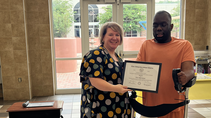 CONNECT receiving Diploma