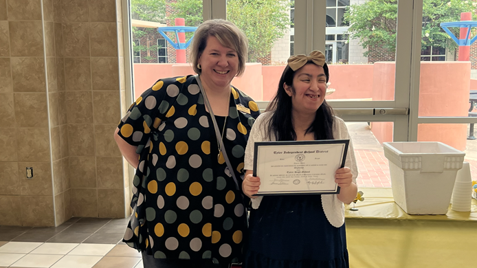CONNECT receiving Diploma