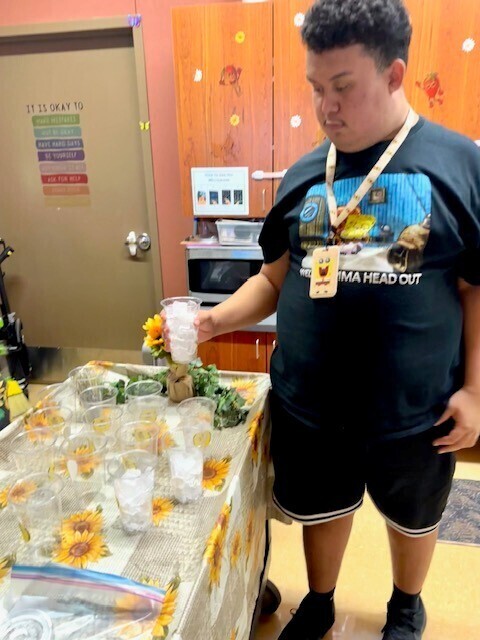 Buzzing Brews counting cups