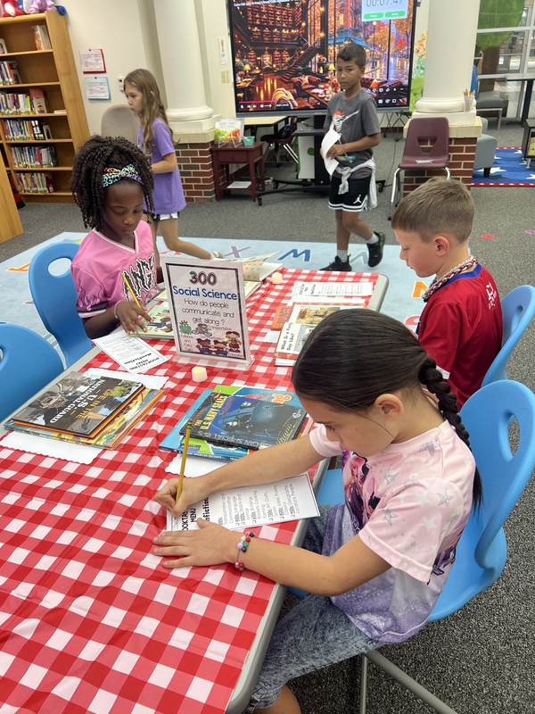 students enjoy library Rock Your School Event