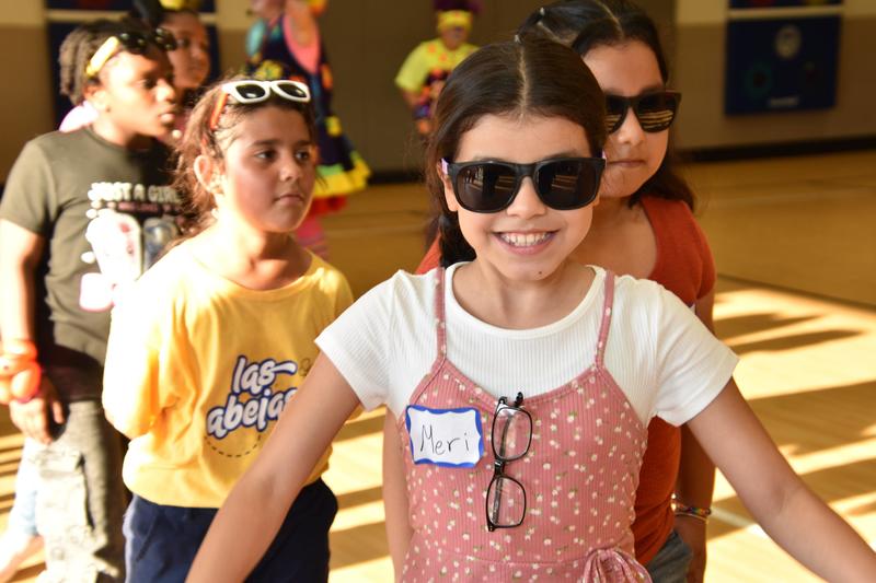kids wearing sunglasses