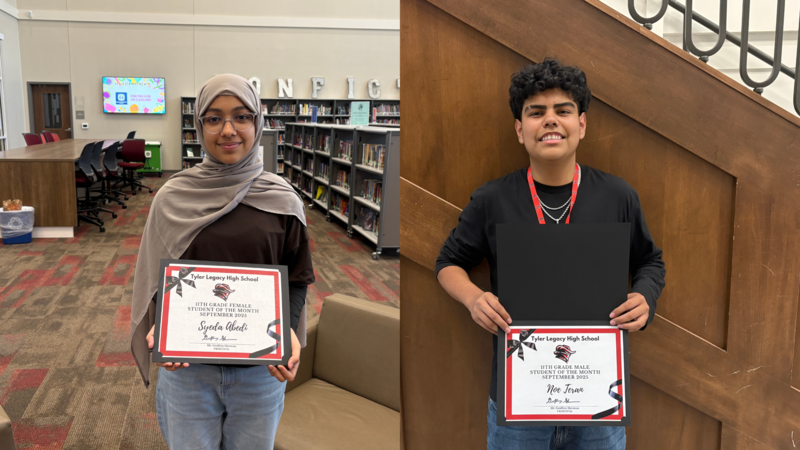 Junior of the Month: Syeda Abedi and NOe Teran