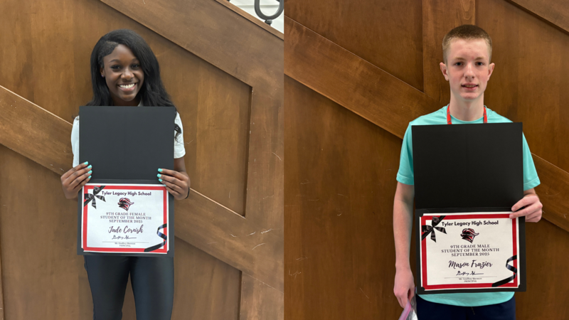 Freshmen of the Month: Jade Cornish and Mason Frazier