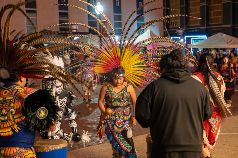 Aztec dancers