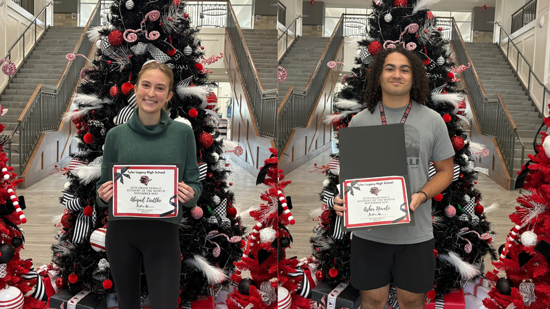 Seniors of the Month: Abigail Liedtke and Asher Novelo