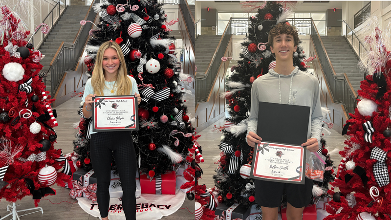 Junior of the Month: Claire Gibson and Sutton Smith