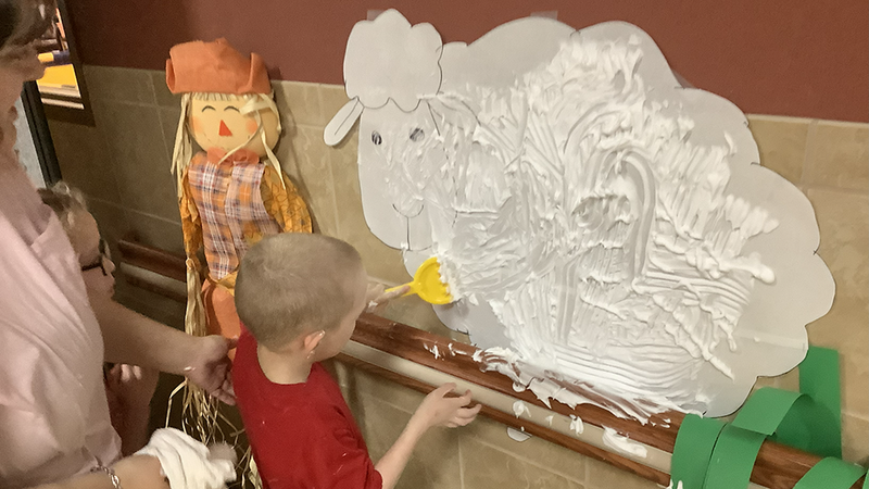 Farm Simulation-shearing sheep