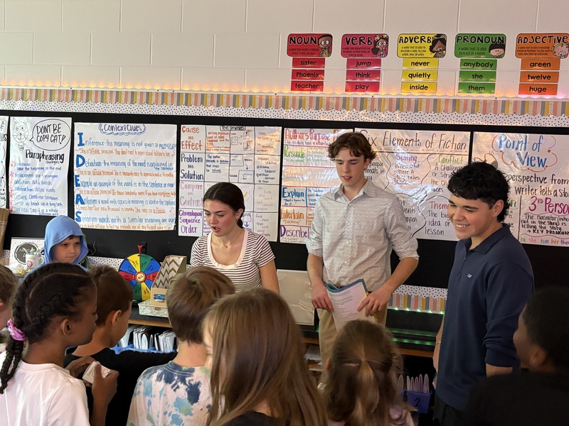 Tyler Legacy students at Owens Elementary