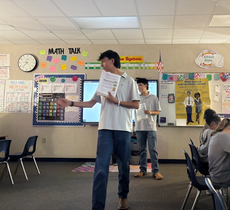 Tyler Legacy students at Owens Elementary