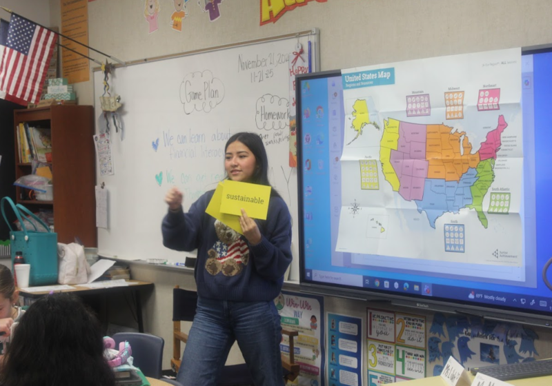 Tyler Legacy students at Owens Elementary