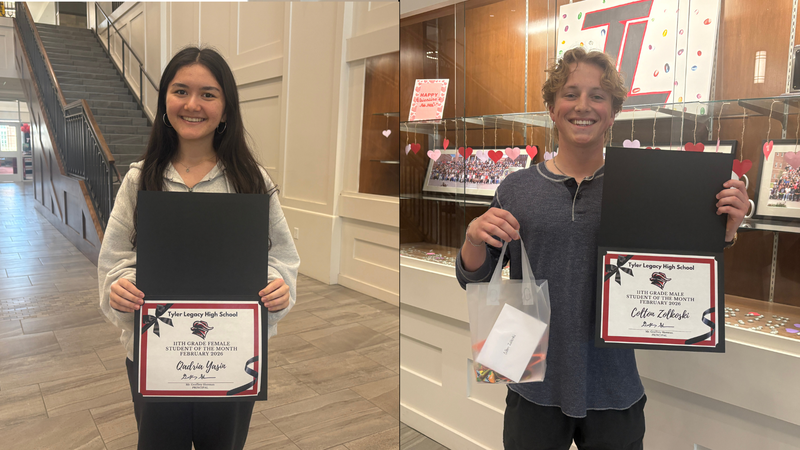 Junior of the Month: Qadria Yasin and Colton Zolkoski