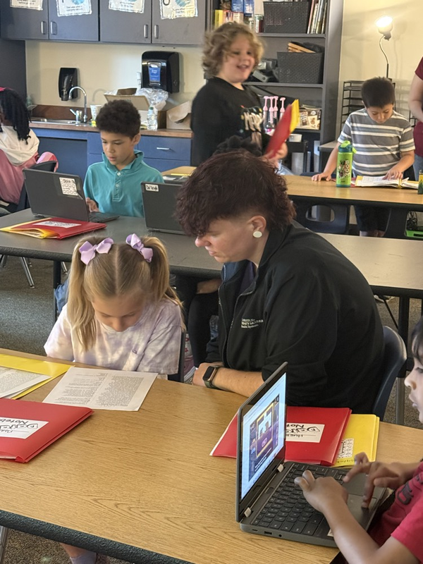 students sharing data with parents