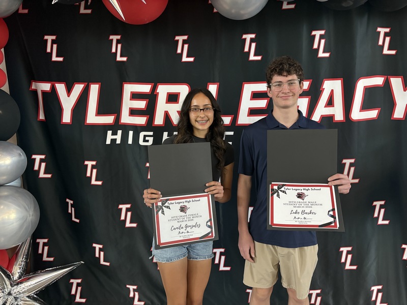 Sophomores of the Month: Camila Gonzalez and Luke Barker