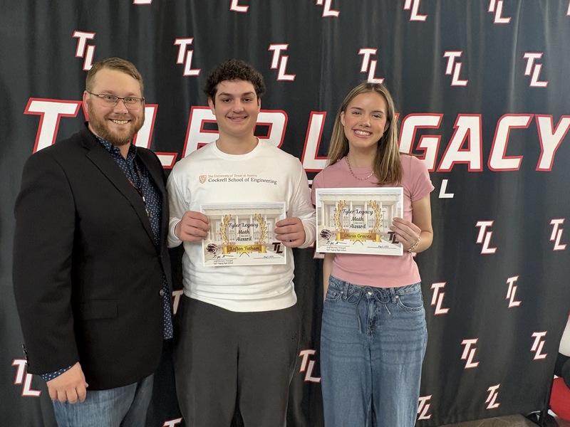 Math Award:Lofton Tatham and Olivia Graves