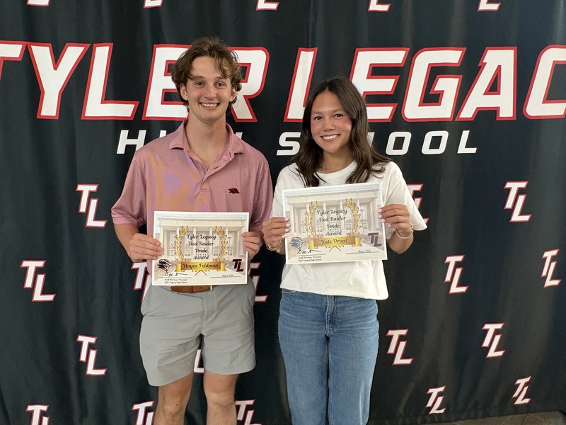Raider Pride Award: Hayes Feldman and Kate Priest