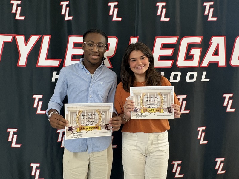 Raider Excellence Award: Jabryn Carston and Abigail Trahan
