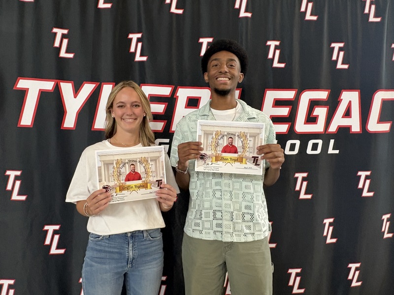 PrinciPAL Award: Griffin Bigbie and Zhan Boyd