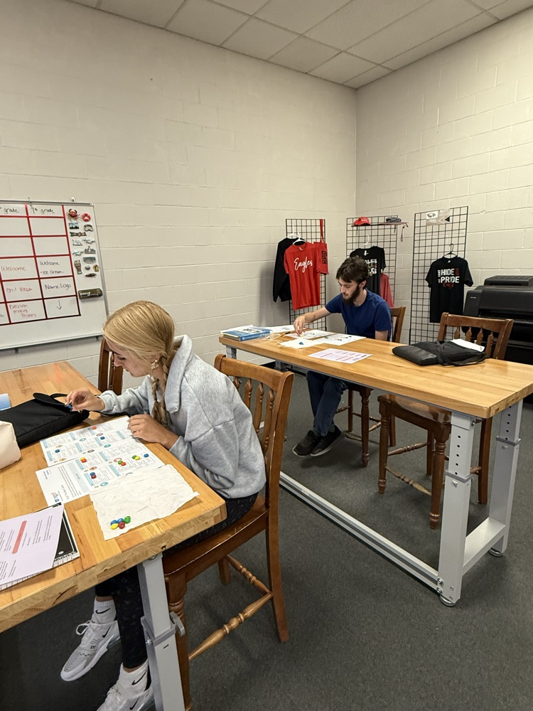 Financial Literacy students learn to budget.