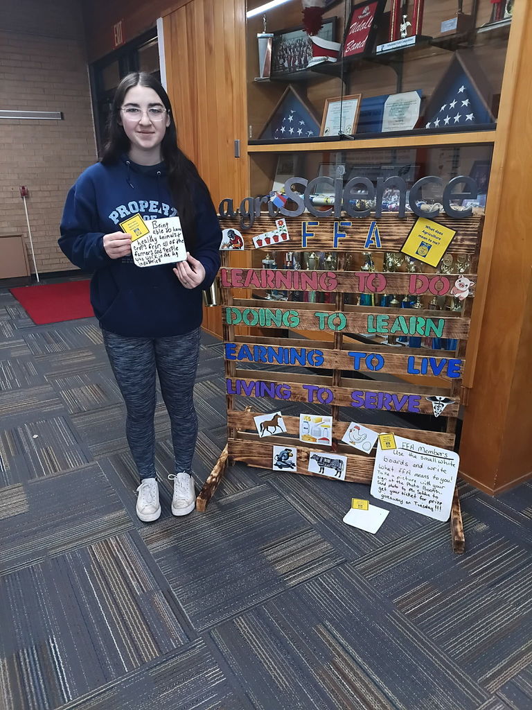 Being able to have healthy animals and crops from all of the farmers and people who work in the Ag industries.