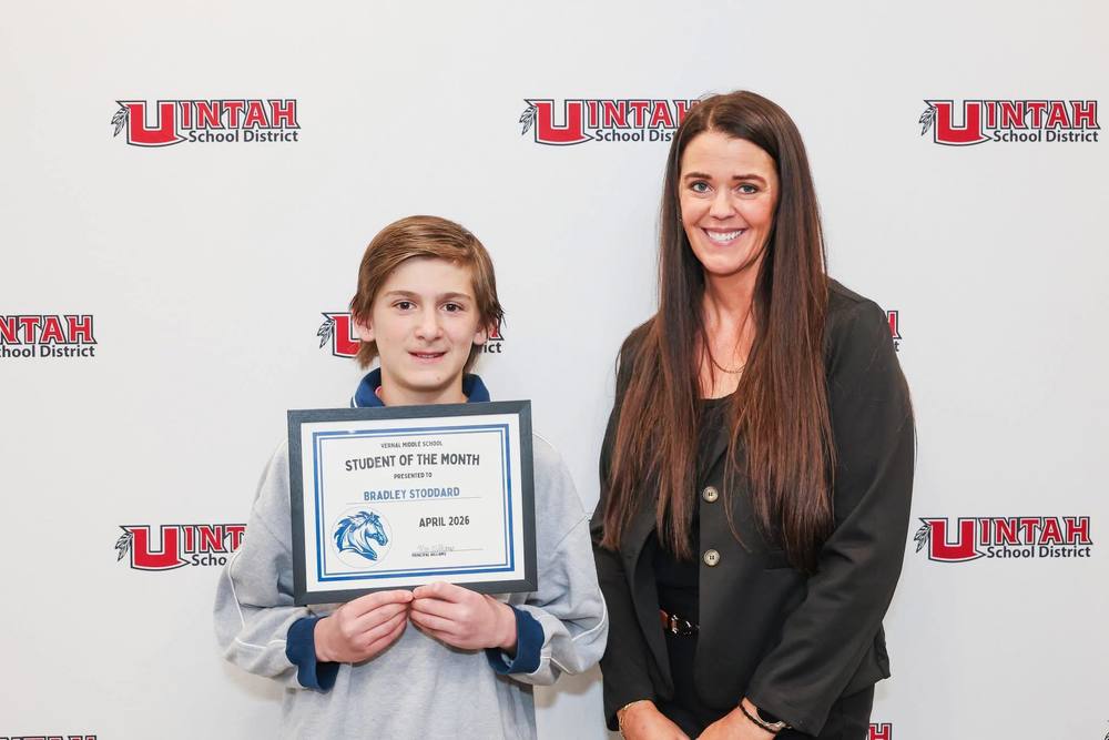 Bradley Stoddard - District April's Student of the Month