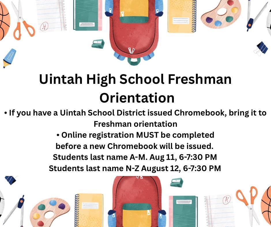 UHS Freshman/New Student Orientation