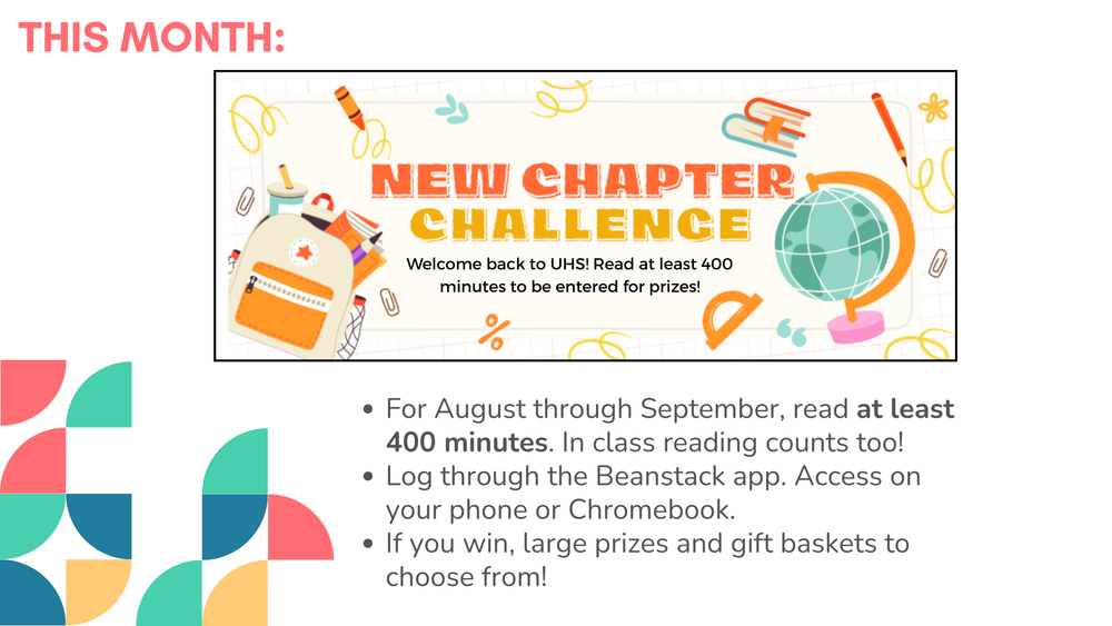 UHS Library Reading Challenge