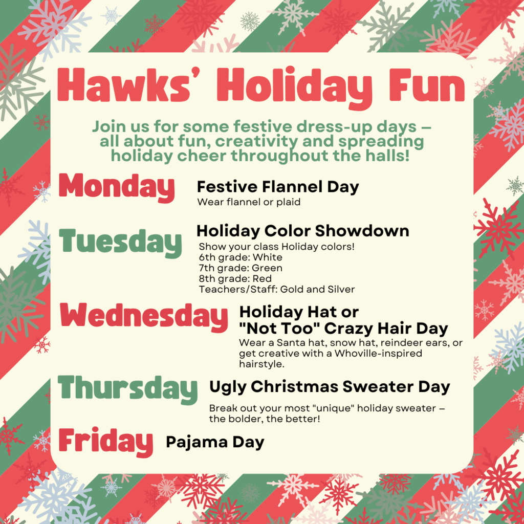 Hawks' Holiday Fun