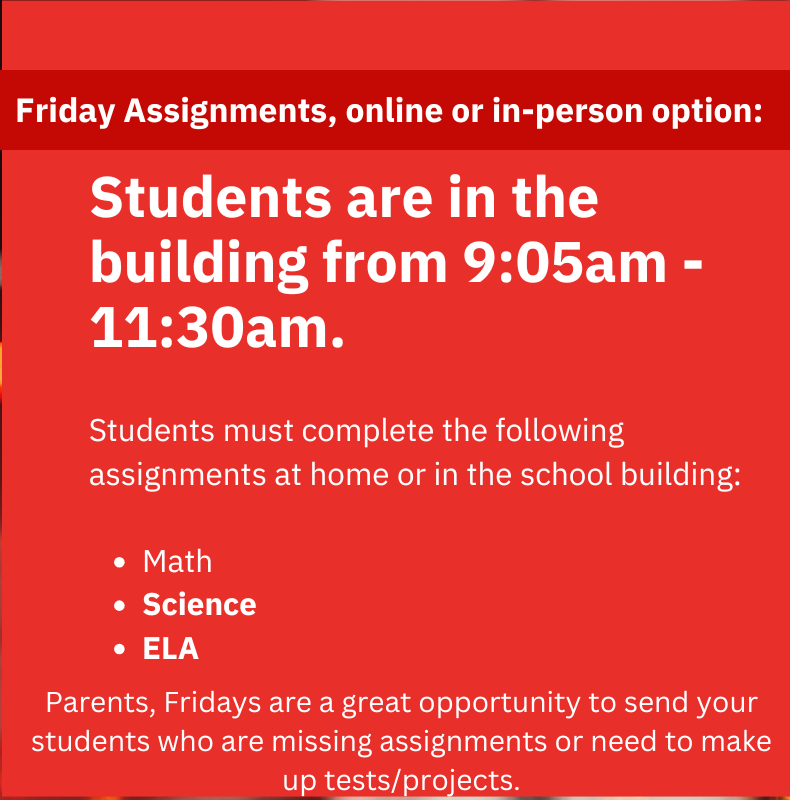 Friday Assignments