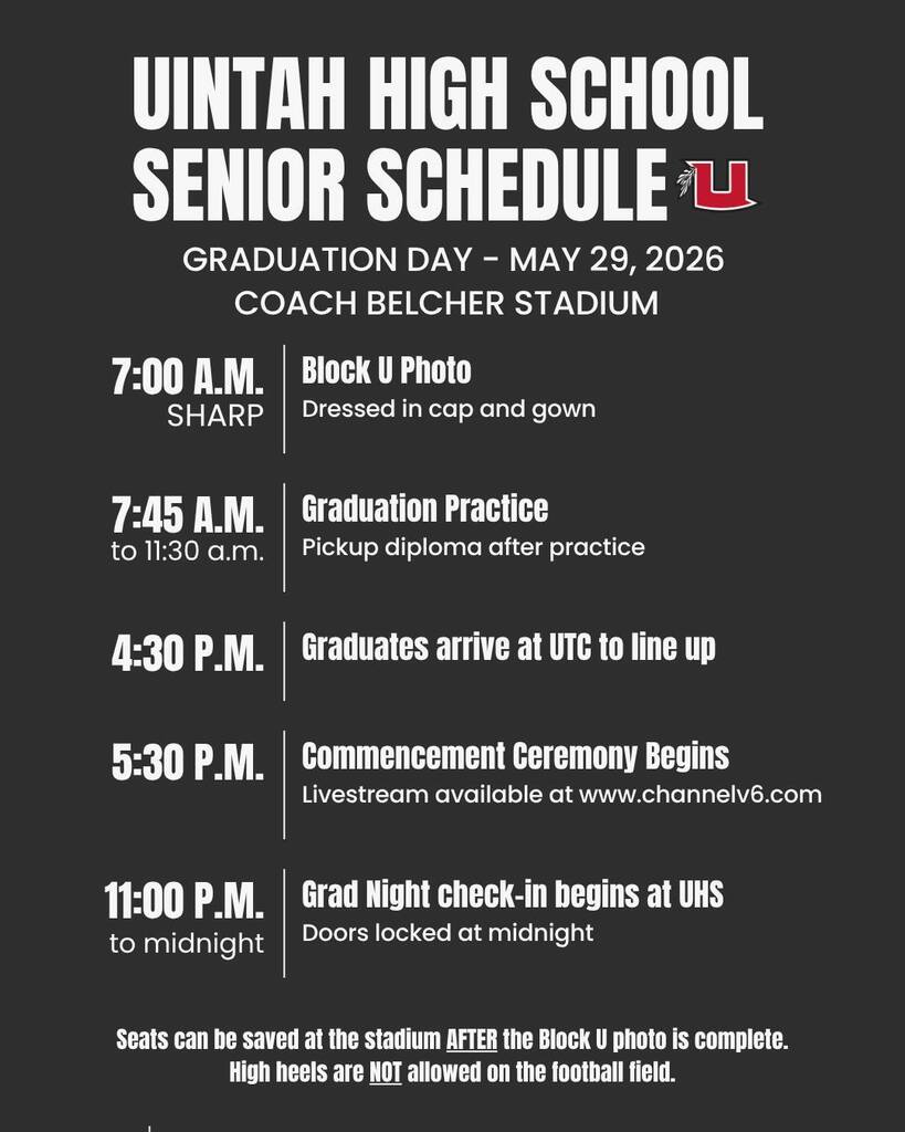 UHS Graduation Info