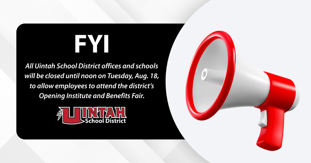 Opening Institute and Benefit Fair Notice