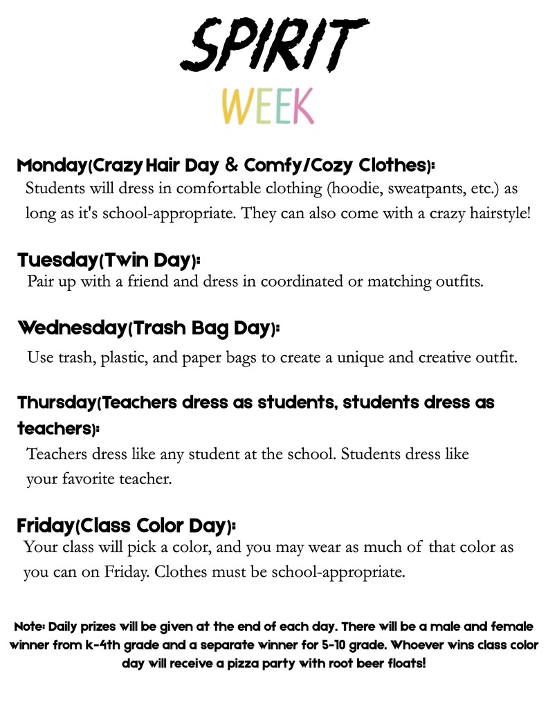 Spirit Week Flyer (1)