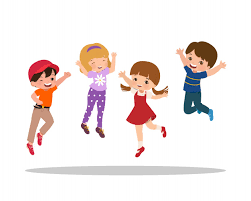 excited kids