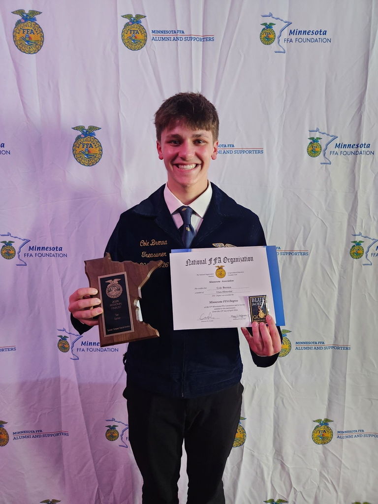 Cole - State FFA Degree