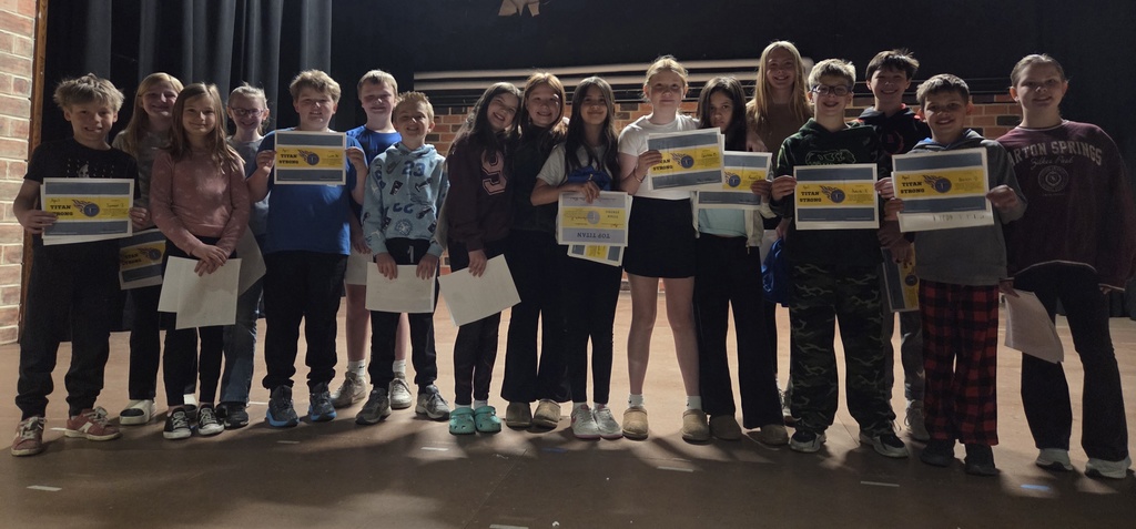 April Top Titan recipients