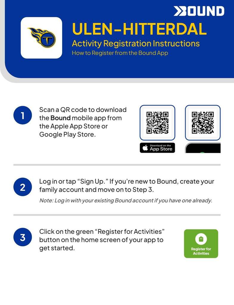 Registration from App