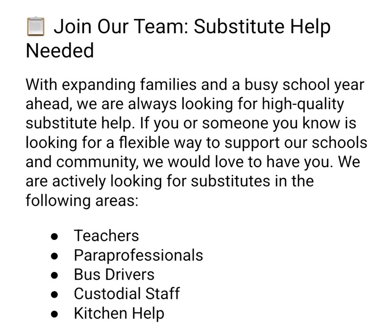 Help Wanted!
