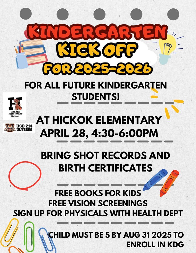 KG kickoff flyer
