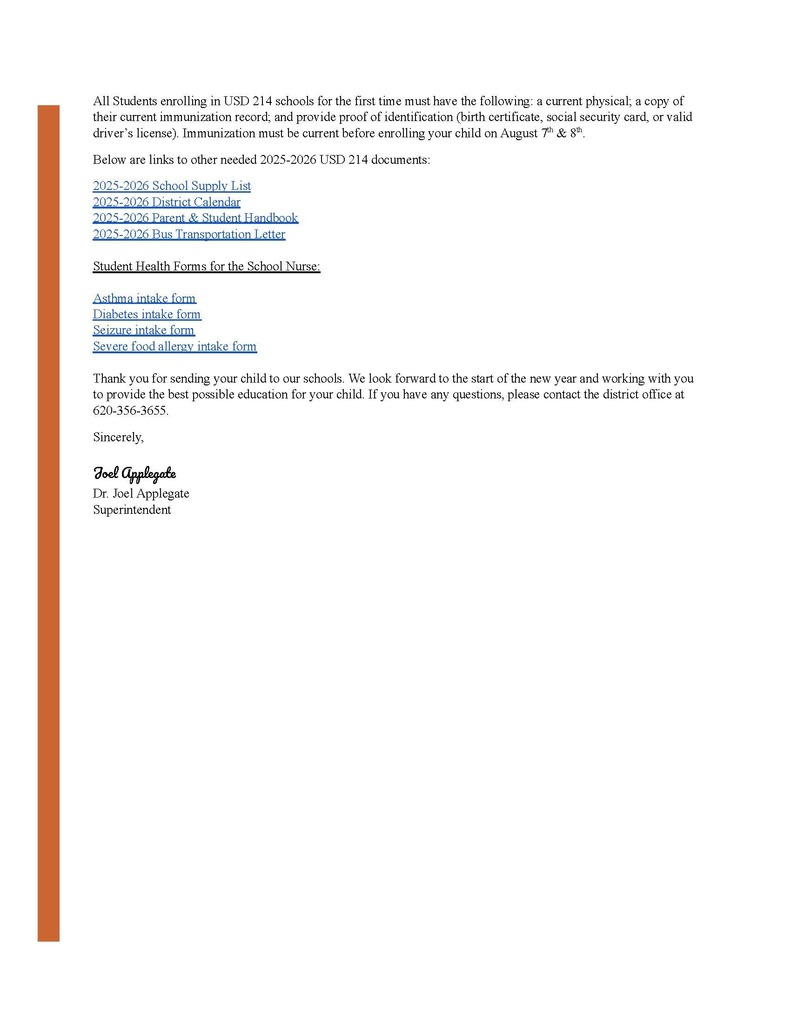 enrollment info 2