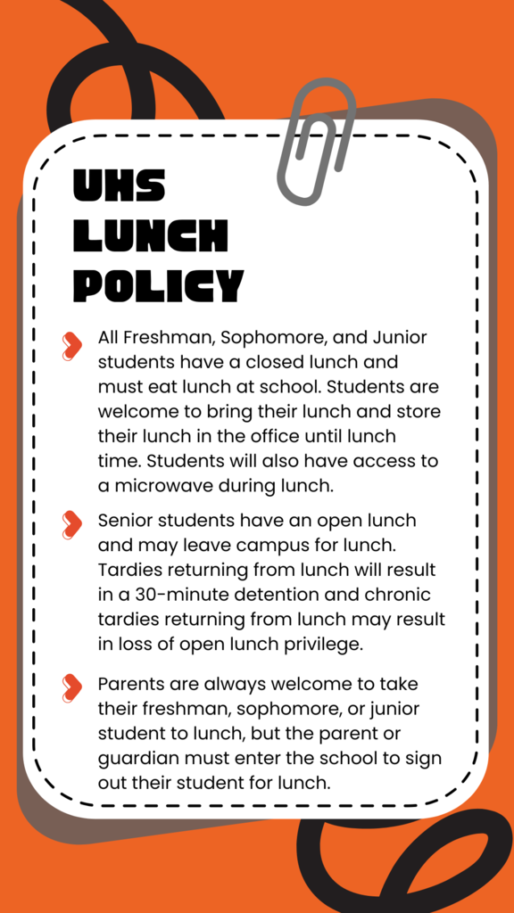 These images are infographics that show important policies for parents and students to know and understand